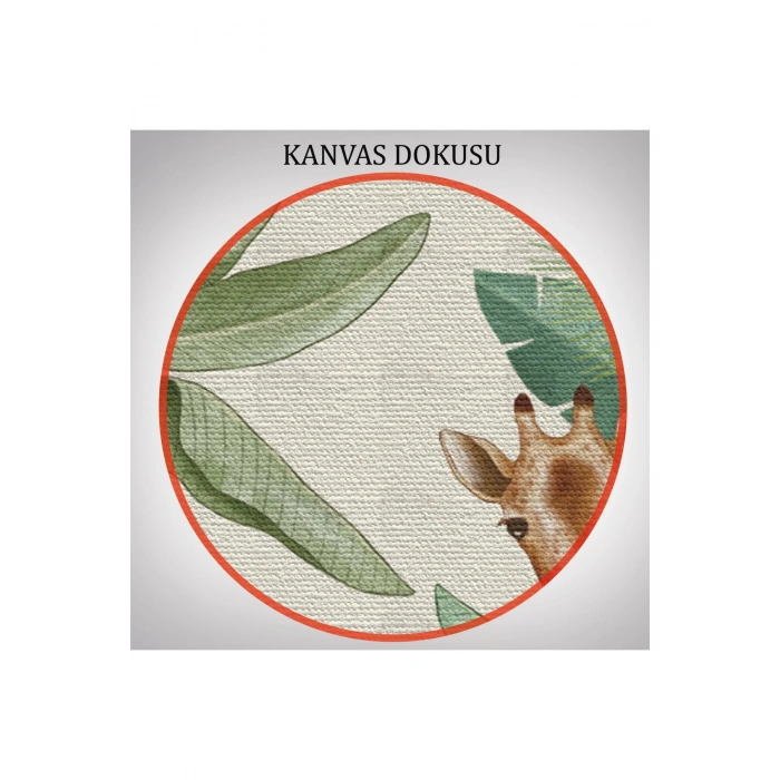 3’lü Tablo Vahşi Hayvanlar Temalı Koleksiyon Dekoratif Duvar Tablo Seti-AV-23