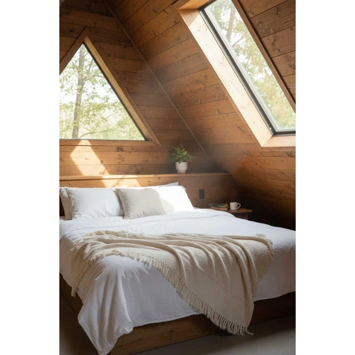 4 Mevsim Müslin Çift Kişilik Pike, Koltuk Şalı ve Yatak Örtüsü Pamuklu 240 x 260 cm