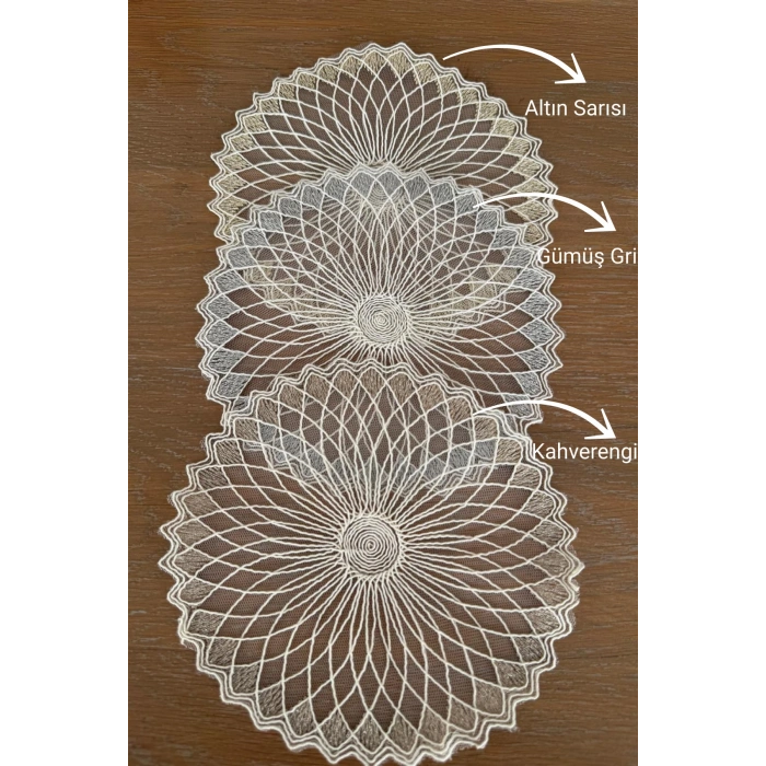 6 Adet Sunumluk Peçete, Kokteyl Peçete, Kahve Yanı Sunum Peçetesi, Sunumluk, Bardak Altlığı 16 cm