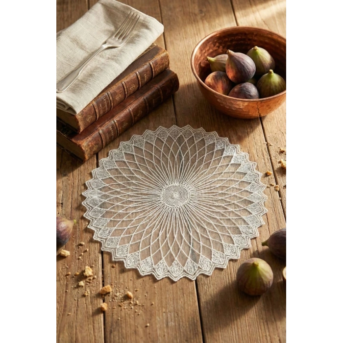 6 Adet Sunumluk Peçete, Kokteyl Peçete, Kahve Yanı Sunum Peçetesi, Sunumluk, Bardak Altlığı 16 cm