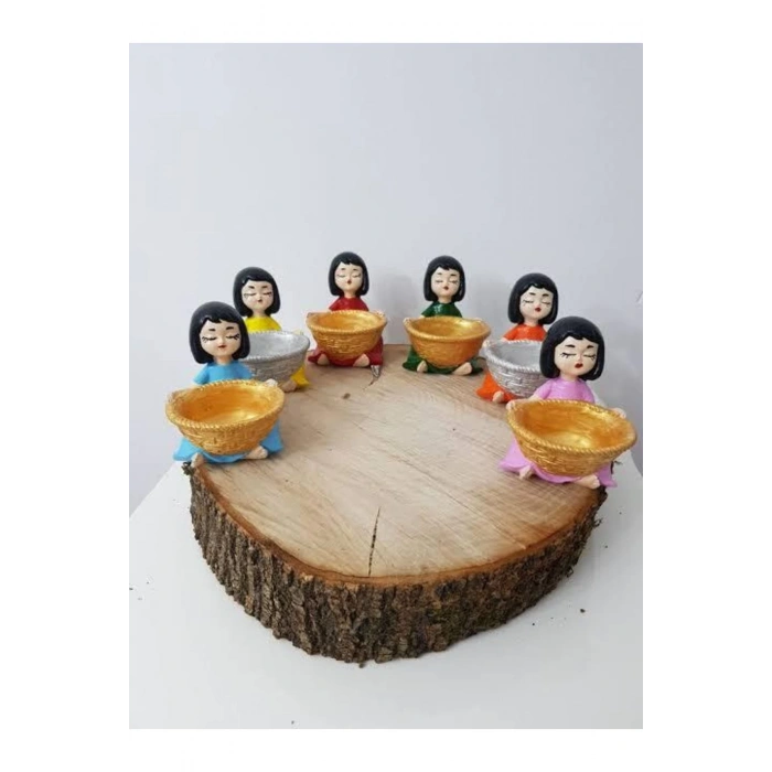 6lı Lokumcu Kız Sunumluk Lokumluk