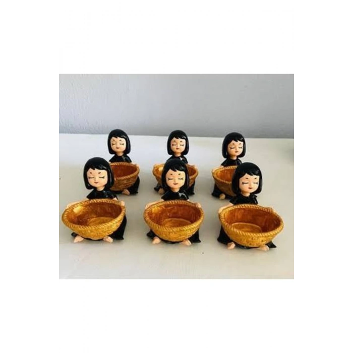 6lı Lokumcu Kız Sunumluk Lokumluk