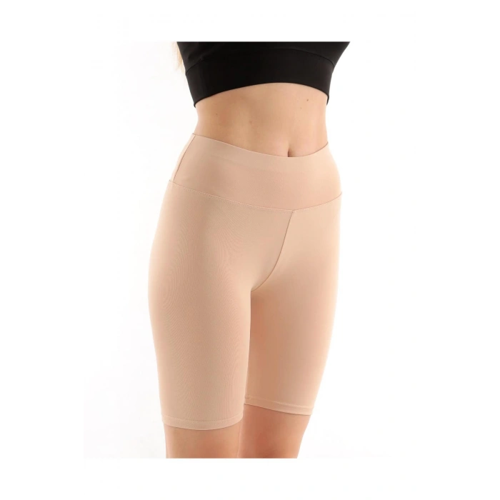 KADIN DALGIÇ KUMAŞ YÜKSEK BEL ŞORT TAYT