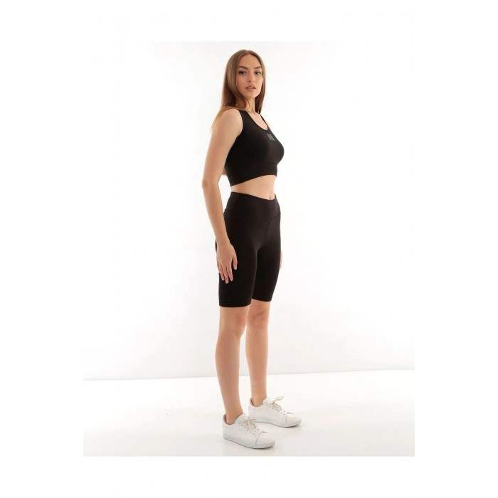 KADIN DALGIÇ KUMAŞ YÜKSEK BEL ŞORT TAYT