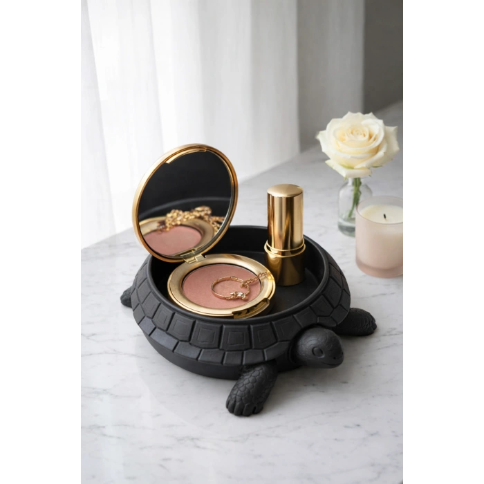 Kaplumbağa Takı Kutusu Şekerlik