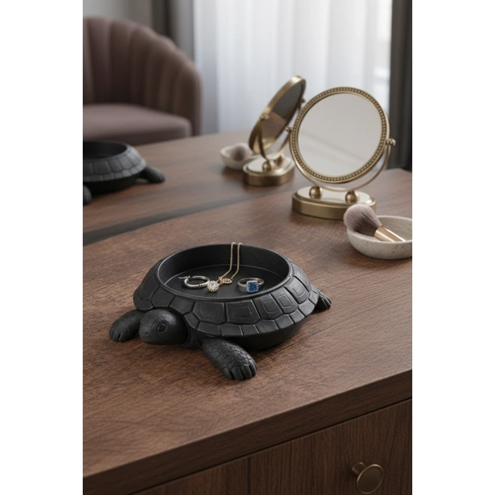 Kaplumbağa Takı Kutusu Şekerlik