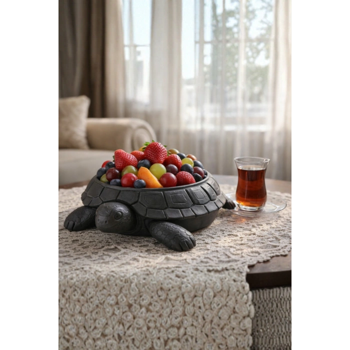 Kaplumbağa Takı Kutusu Şekerlik