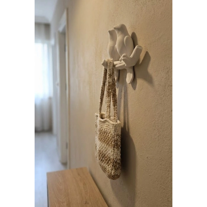 Dekoratif Duvar Kuş Seti, Yapışkanlı