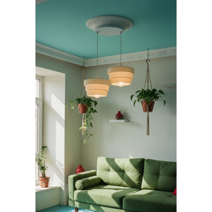 2Li Basamak Avize Sarkıt 25 x 25