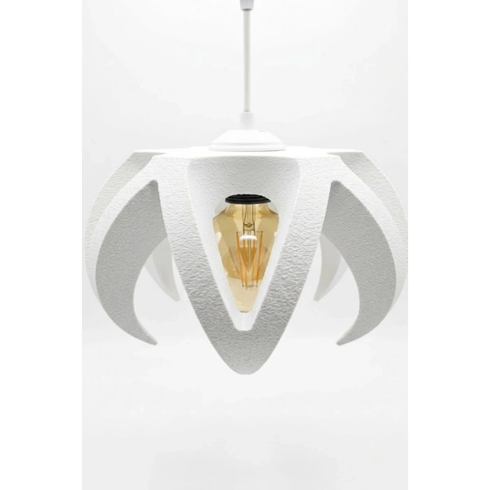 Beyaz Tekli Taç Formlu Beyaz Sarkıt 25 x 25