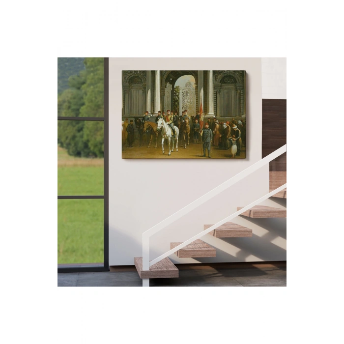 Abdülhamin Han Dolmabahçe Sarayı Tablosu-6557