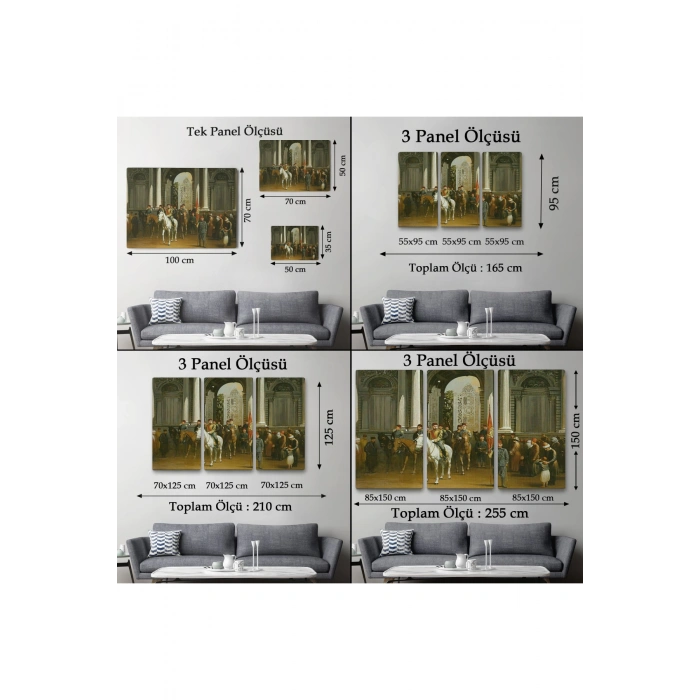 Abdülhamin Han Dolmabahçe Sarayı Tablosu-6557