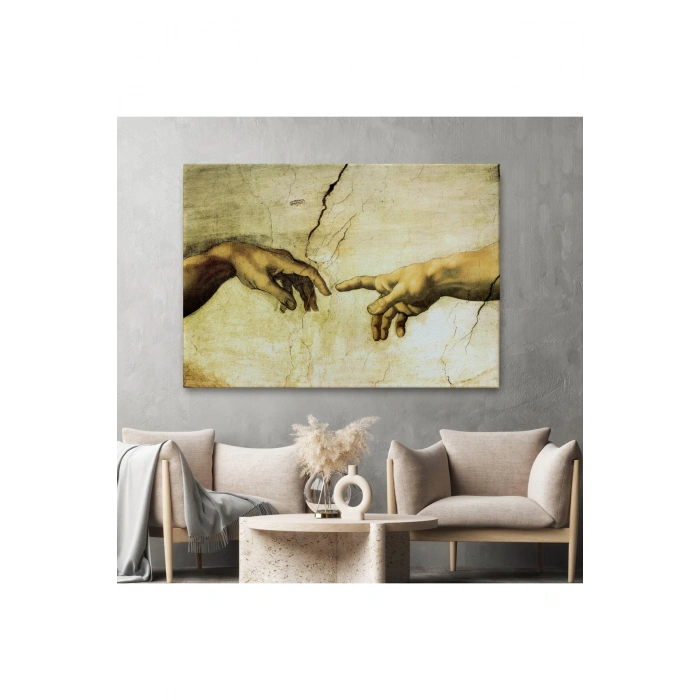 Ademin Yaratılışı Tablosu - The Creation of Adam-6596