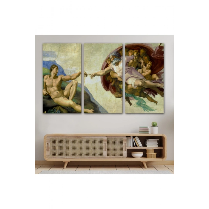 Ademin Yaratılışı Tablosu - The Creation of Adam-6631