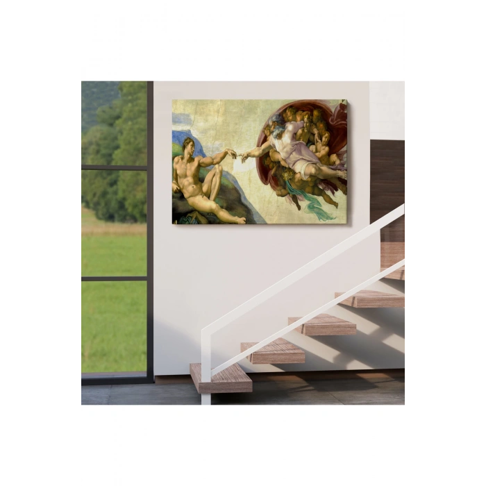 Ademin Yaratılışı Tablosu - The Creation of Adam-6631