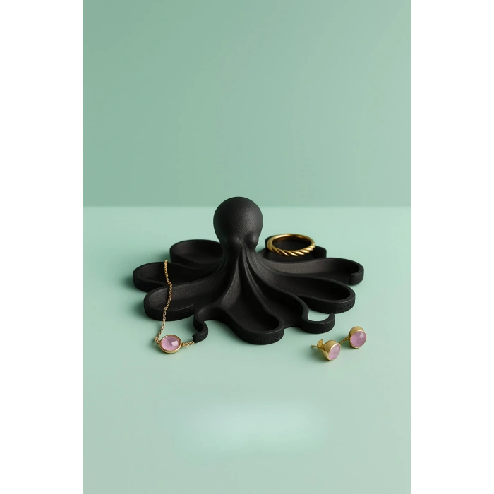 Ahtapot Figürlü Sunumluk Tabak