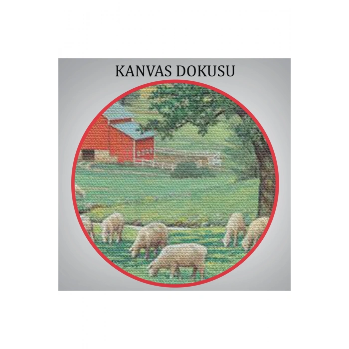 Akarsu Kenarındakı Rus Köylü Dekoratif Duvar Tablosu-6534