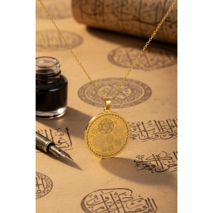 Altın Renk Titanyum Kaplama Çelik Kolye Paslanmaz Zincir Kararmaz, Paslanmaz Dayanıklı