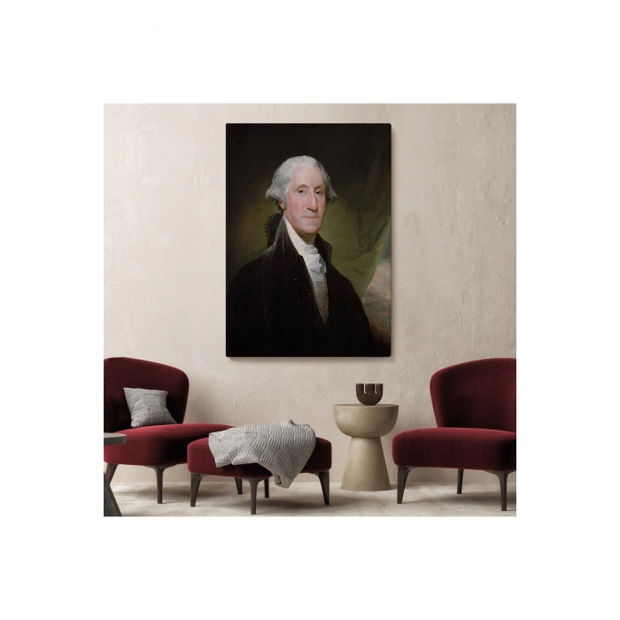 Amerika Birleşik Devletleri Kurucusu George Washington Duvar Tablosu-6411