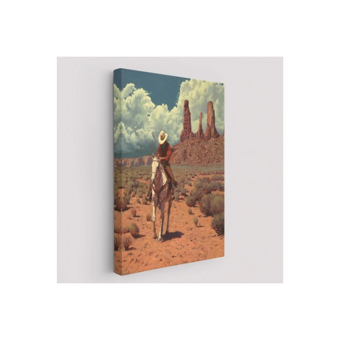 Amerikalı Kovboy Dekoratif Duvar Tablosu-6280