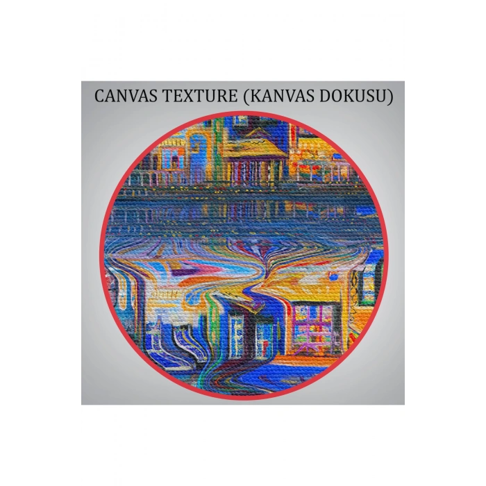 Amsterdam Hollada Şehir Yansıması Duvar Tablosu-1208