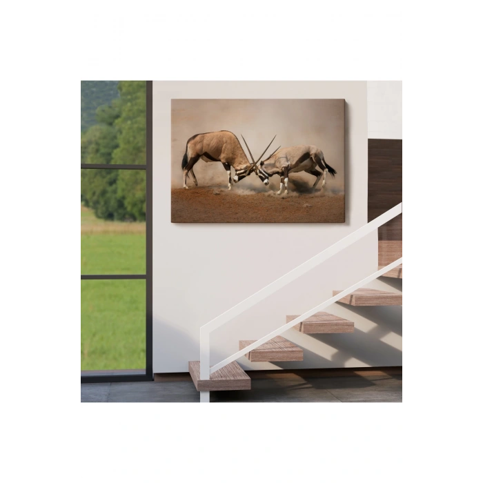 Antilob Dekoratif Kanvas Tablo-1117