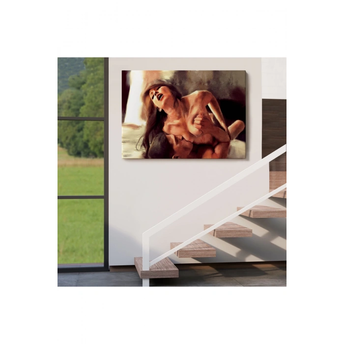 Aşk Çifti Dekoratif Duvar Tablosu-6585