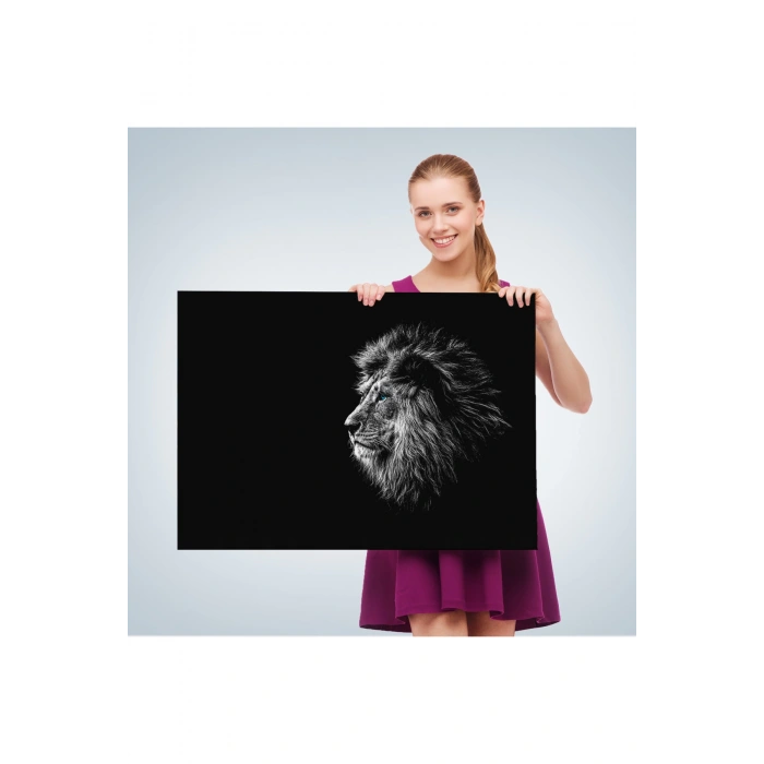 Aslan Dekoratif Kanvas Tablo 1153