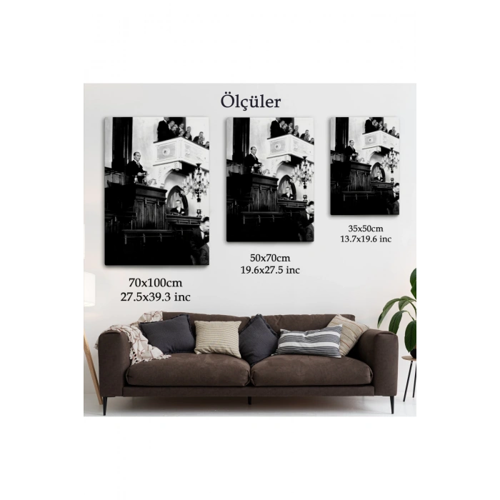 Atatürk 29 Ekim Meclis Konuşması Tablosu-6467