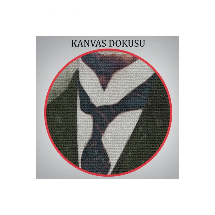 Atatürk Portre Tablosu Mustafa Kemal Atatürk Dikdörtgen Dekoratif Kanvas Tablo-CZ-77