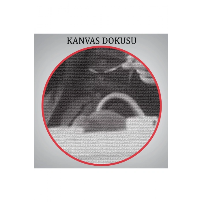 Atatürk Portre Tablosu Mustafa Kemal Atatürk Dikdörtgen Dekoratif Kanvas Tablo-EZ-124