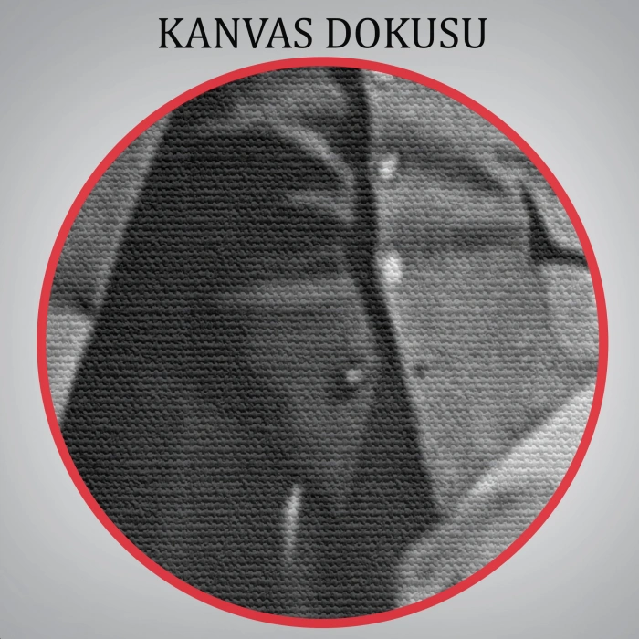 Atatürk Portre Tablosu Mustafa Kemal Atatürk Dikdörtgen Dekoratif Kanvas Tablo-FC-127