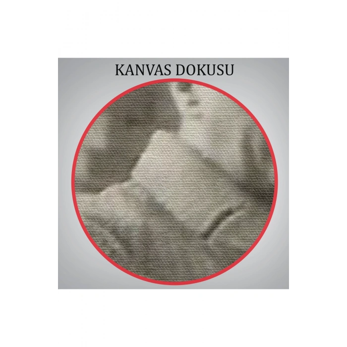 Atatürk Portre Tablosu Mustafa Kemal Atatürk Dikdörtgen Dekoratif Kanvas Tablo-FJ-134