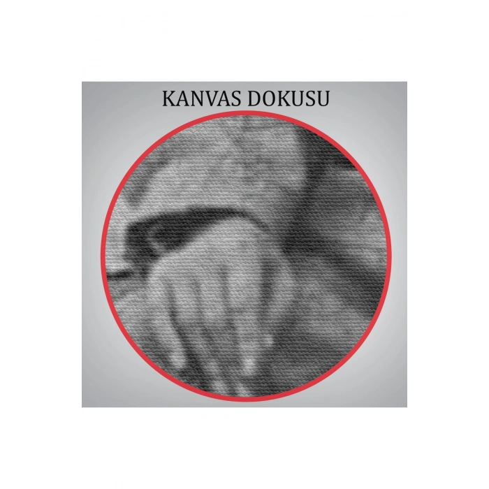 Atatürk Portre Tablosu Mustafa Kemal Atatürk Dikdörtgen Dekoratif Kanvas Tablo-FT-144