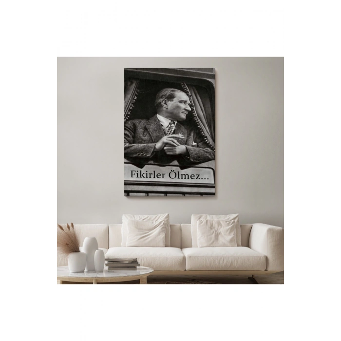 Atatürkün Doğu Ekspresinde Fotoğrafı Duvar Tablosu-6222