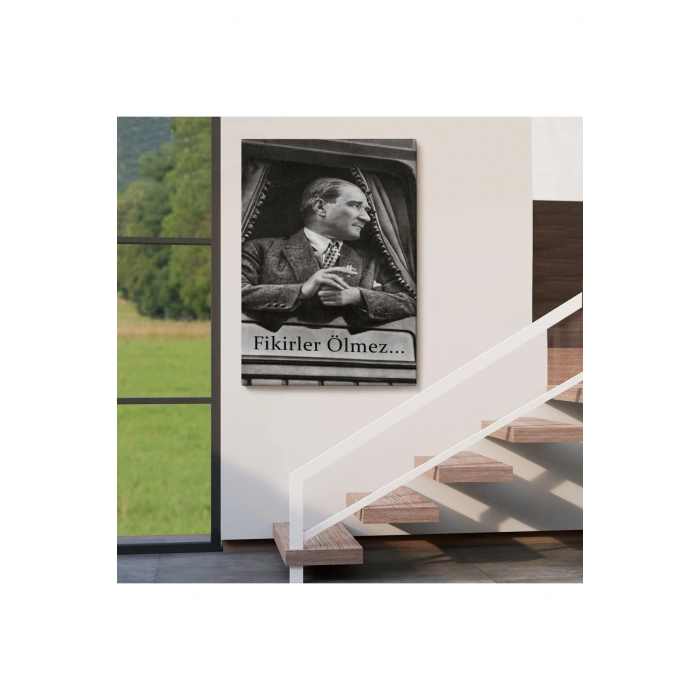 Atatürkün Doğu Ekspresinde Fotoğrafı Duvar Tablosu-6222