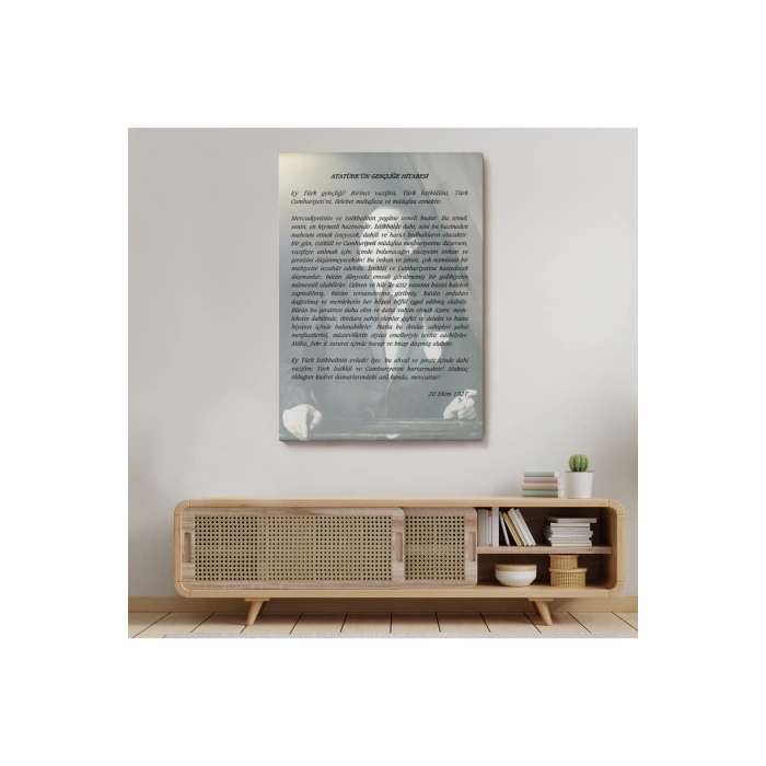 Atatürkün Gençliğe Hitabesi  Duvar Tablosu-6465