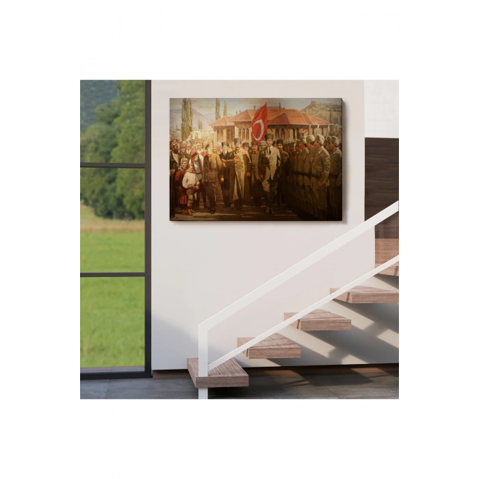 Atatürkün TBMM’den Cepheye Uğurlanma Tablosu-6552