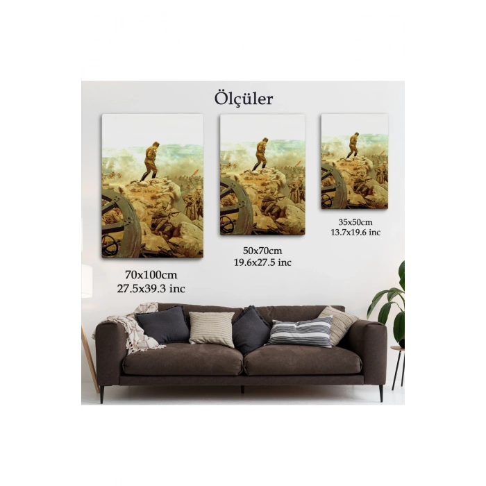 Atatürk ve Büyük Taarruz Duvar Tablusu-6463