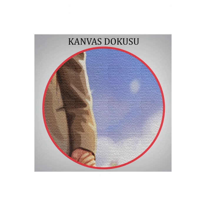 Atatürk ve Çocuk El ele Kanvas Tablo-GA-150
