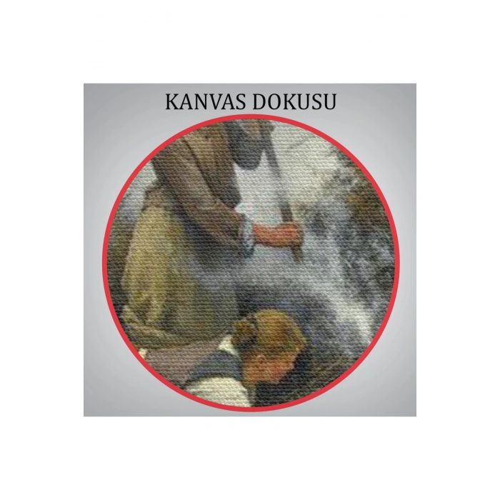 Ateş Yakmaya Çalışan Ukraynalı Köylüler Tablosu-6538