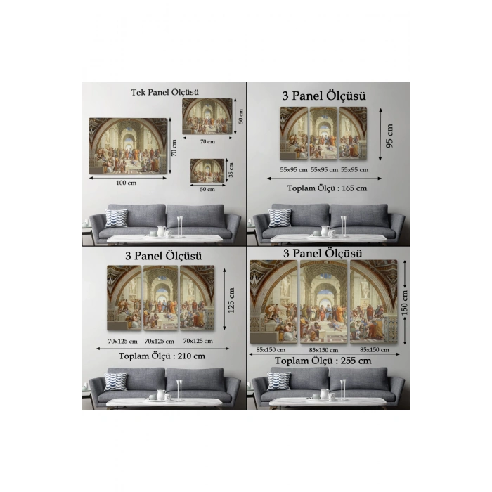 Atina Okulu Tablosu - Raffaello Sanzio-6642