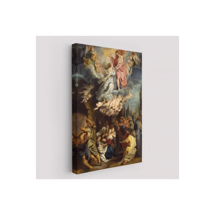 Bakire Taç Giyme TörenTablosu - Coronation of the Virgin 1644 Diego Velázquez -6473