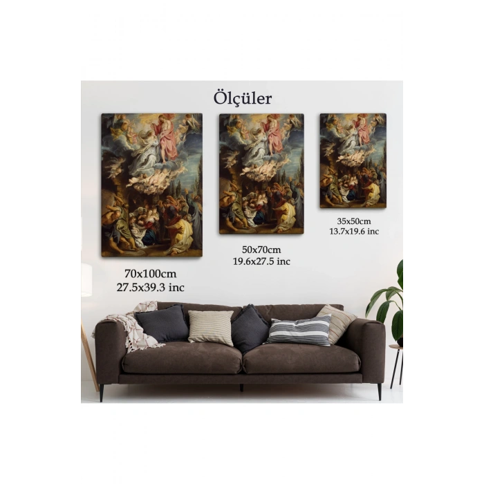 Bakire Taç Giyme TörenTablosu - Coronation of the Virgin 1644 Diego Velázquez -6473