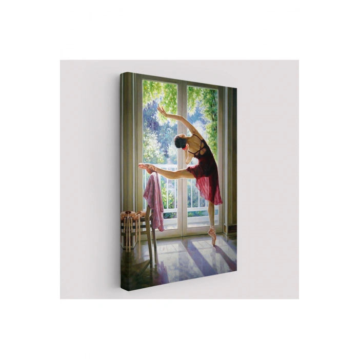 Bale Yapan Dansçı Kadın Duvar Tablosu-6428