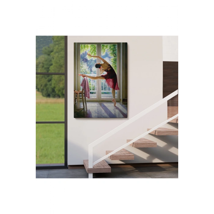 Bale Yapan Dansçı Kadın Duvar Tablosu-6428