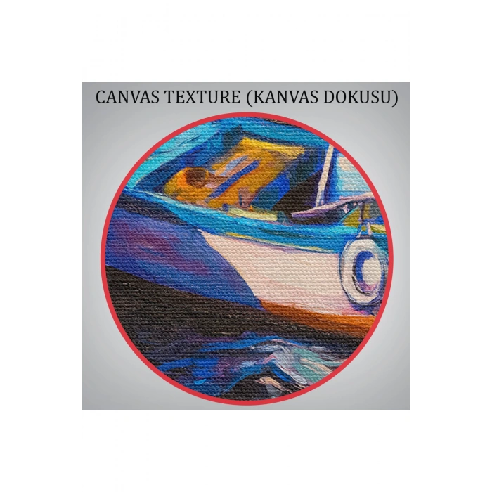 Balıkçı Tekneleri Kanvas Duvar Tablosu-1191