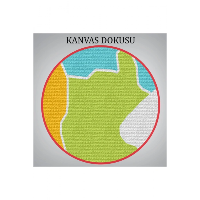 Batman İli ve İlçeler Haritası  Dekoratif Kanvas Tablo 1285