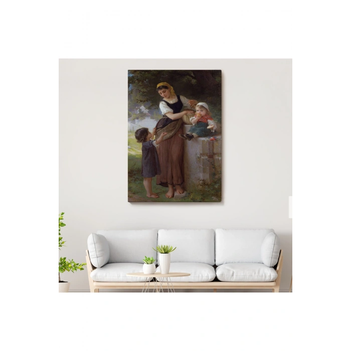 Bende İstiyorum Diyen Çocuk Dekoratif Duvar Tablosu-6238