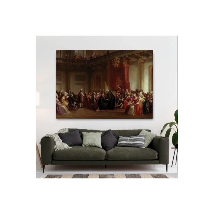 Benjamin Franklin Danışma Meclisi Huzuruna Çıkıyor Tablosu-6542